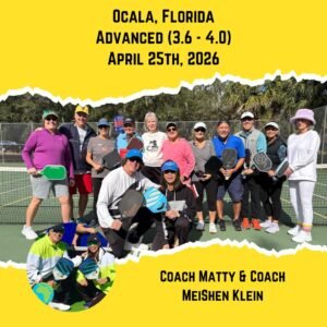 Camp in Ocala, FL - April 25th | Coach Matty & Coach MeiShen Klein